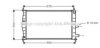 AVA QUALITY COOLING FD2218 Radiator, engine cooling